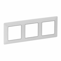 LEGRAND - RAMKA POTRÓJNA BIAŁA/CHROM VALENA LIFE - 754033