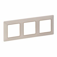 LEGRAND - RAMKA POTRÓJNA KREMOWA/ZŁOTA VALENA LIFE - 754063