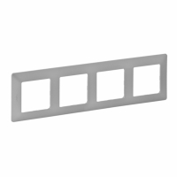 LEGRAND - RAMKA POCZWÓRNA ALUMINIUM VALENA LIFE - 754134