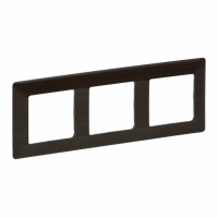 LEGRAND - RAMKA POTRÓJNA WENGE VALENA LIFE - 754173