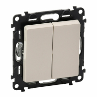 LEGRAND - ŁĄCZNIK ŚWIECZNIKOWY ZACISKI AUTOMATYCZNE 10AX 250V KREMOWY VALENA LIFE - 752205
