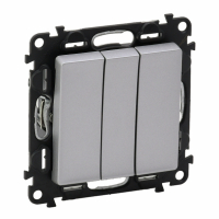 LEGRAND - ŁĄCZNIK POTRÓJNY ALUMINIUM VALENA LIFE - 752303