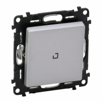 LEGRAND - ŁĄCZNIK KRZYŻOWY PODŚWIETLANY ALUMINIUM 250 V~ VALENA LIFE - 752348