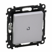 LEGRAND - PRZYCISK PRZEŁĄCZY NO/NC PODŚWIETLANY ALUMINIUM 6 A - 250 V~VALENA LIFE - 752312