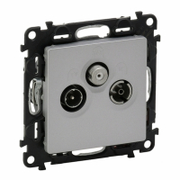 LEGRAND - GNIAZDO ANTENOWE RTV-SAT KOŃCOWE ALUMINIUM VALENA LIFE - 753352
