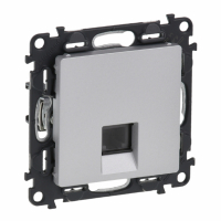 LEGRAND - GNIAZDO 1 X RJ 13 ALUMINIUM VALENA LIFE - 753338