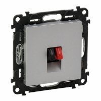 LEGRAND - GNIAZDO GŁOŚNIKOWE POJEDYNCZE ALUMINIUM VALENA LIFE - 753372