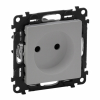 LEGRAND - GNIAZDO POJEDYNCZE Z PRZESŁONAMI ALUMINIU VALENA LIFE - 753316