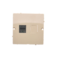 KONTAKT SIMON - GNIAZDO KOMPUTEROWE POJEDYNCZE RJ45 KAT. 5 BEŻOWY BASIC - BMF51.02/12