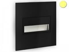 ZAMEL - OPRAWKA ŚCIENNA PUNKTOWA P/T 0.4W IP44 14V DC CZARNA BAR. B.CIEPŁA SONA Z.RAM. KWAD. 14-211-62 - LED11421162