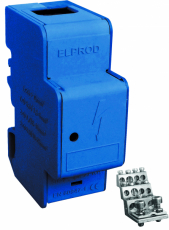 SIMET - BLOK ROZDZIELCZY MODUŁOWY 160A 1 BIEGUN NIEBIESKI ELP-LBR160AN - 84321003