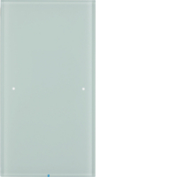 HAGER - SENSOR DOTYKOWY POJEDYNCZY KOMFORT BIAŁY SZKŁO R.3  - 75141850
