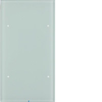 HAGER - SENSOR DOTYKOWY PODWÓJNY KOMFORT BIAŁY SZKŁO R.3  - 75142850
