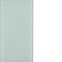 HAGER - SENSOR DOTYKOWY POTRÓJNY KOMFORT BIAŁY SZKŁO R.3  - 75143850