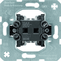 HAGER - ŁĄCZNIK JEDNOKLAWISZOWY 2 BIEGUNY MECHANIZM ZACISKI AUTOMATYCZNE ONE.PLATFORM - 533032