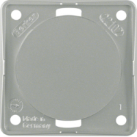 HAGER - ZAŚLEPKA Z PŁYTKĄ NOŚNĄ CHROM MAT INTEGRO FLOW  - 845162568