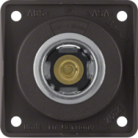 HAGER - GNIAZDO ZASILANIA 12 V MECHANIZM BRĄZOWY MAT INTEGRO FLOW  - 845712501