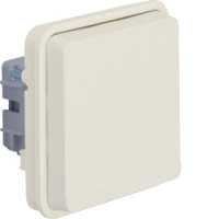 HAGER - GNIAZDO POJEDYNCZE Z UZIEMIENIEM IP55 BIAŁY W.1 - 6768803512