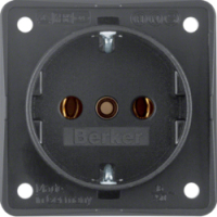 HAGER - GNIAZDO SCHUKO ANTRACYT MAT INTEGRO FLOW  - 941852505