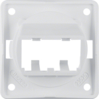 HAGER - PŁYTKA NOŚNA DO 2 MODUŁÓW MINI-COM BIAŁY POŁYSK INTEGRO FLOW - 945592509