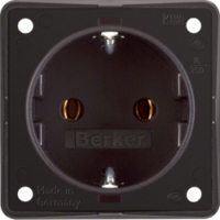 HAGER - GNIAZDO SCHUKO BRĄZOWY MAT INTEGRO FLOW  - 947782501