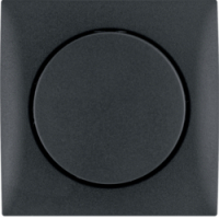 HAGER - ELEKTRONICZNY POTENCJOMETR OBROTOWY 1-10 V Z POKRĘTŁEM REGULACYJNYM ANTRACYT MAT INTEGRO FLOW - 928912505