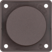 HAGER - ZAŚLEPKA Z PŁYTKĄ NOŚNĄ BRĄZOWY MAT INTEGRO FLOW  - 945162501