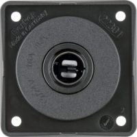 HAGER - GNIAZDO ZASILAJĄCE 12 V SAMOCHODOWE MECHANIZM CZARNY MAT INTEGRO FLOW  - 9451705