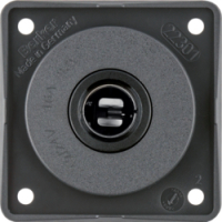 HAGER - GNIAZDO ZASILAJĄCE 12 V SAMOCHODOWE ANTRACYT MAT INTEGRO FLOW  - 945172505