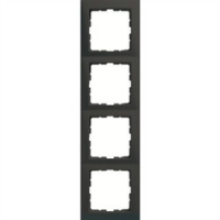 HAGER - RAMKA POCZWÓRNA ANTRACYT MAT B.KWADRAT - 5310148996