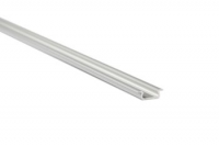 POLTRONIC - PROFIL ALUMINIOWY PODTYNKOWY PTB DO TAŚM LED DŁUGOŚĆ 202CM SZEROKOŚĆ 2,1CM PŁYTKI SREBRNY ANODOWANY PL-PTB-202-SA - PC013685