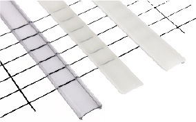 POLTRONIC - KLOSZ DO PROFILU LED NTB (WĄSKI) WCISKANY 202CM MROŻONY KPL-B-202-MR - PC012763