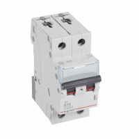 LEGRAND - WYŁĄCZNIK NADPRĄDOWY B 16A 2-POLOWY CHARAKTERYSTYKA B SERII TX3 S 312 - 404112
