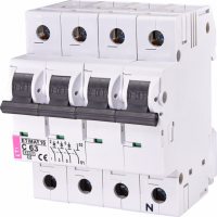 ETI - WYŁĄCZNIK NADPRĄDOWY ETIMAT 10 3P+N C63A 6KA - 002136722
