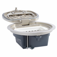 LEGRAND - PUSZKA PODŁOGOWA 4M IP66 INOX - 088064