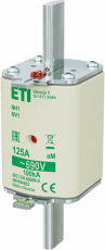 ETI - WKŁADKA TOPIKOWA NH - SILNIKOWA / KOMBI NH1 AM 125A/690V - 004184423