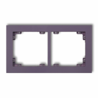 KARLIK - DECO PASTEL RAMKA 2-KROTNA MATT WRZOSOWY 50DR-2 - 50DR-2