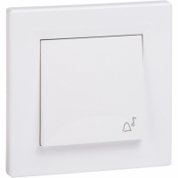 SCHNEIDER ELECTRIC - PRZYCISK DZWONEK KOMPLETNY IP44 BIAŁY ASFORA - EPH0800221