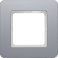 HAGER - RAMKA POJEDYNCZA, ALUMINIUM Q.7. - 10116074