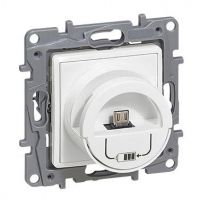 LEGRAND - GNIAZDO MICRO USB 2400MA DOCK BIAŁY NILOE - 764596