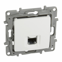 LEGRAND - GNIAZDO KOMPUTEROWE POJEDYNCZE RJ45 KAT.5 UTP BIAŁY NILOE2 - 764571