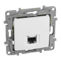 LEGRAND - GNIAZDO KOMPUTEROWE POJEDYNCZE RJ45 KAT.6 UTP BIAŁY NILOE - 764573
