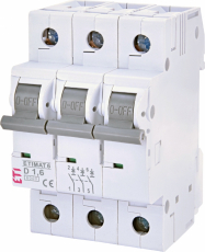 ETI - WYŁĄCZNIK NADPRĄDOWY ETIMAT 6 3P D1,6 - 002164507
