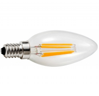 HELIOS żarówki - ŹRÓDŁO LED E14 C35 4W 470lm 2700K WW ŚWIECZKA SZKLANA BAŃKA FILAMENT - LED-2722