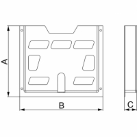 SCHNEIDER ELECTRIC - KIESZEŃ NA DOKUMENTY A5, 174X188X22MM PLASTIKOWA . - NSYDPA5