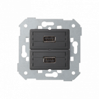 KONTAKT SIMON - Gniazdo 2xUSB (2.0) typ A, żeńskie - 7501090-039