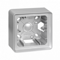 KONTAKT SIMON - Puszka natynkowa 1-krotna; aluminium - 8200750-093