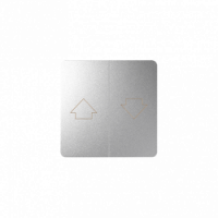 KONTAKT SIMON - Klawisze do mechanizmu 75331-39; aluminium - 82028-93