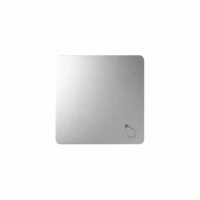 KONTAKT SIMON - Klawisz z piktogramem "światło"; aluminium - 82018-93