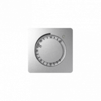 KONTAKT SIMON - Pokrywa do obrotowych regulatorów temperatury; aluminium - 82505-93